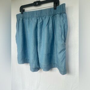 Light Blue Denim Shorts